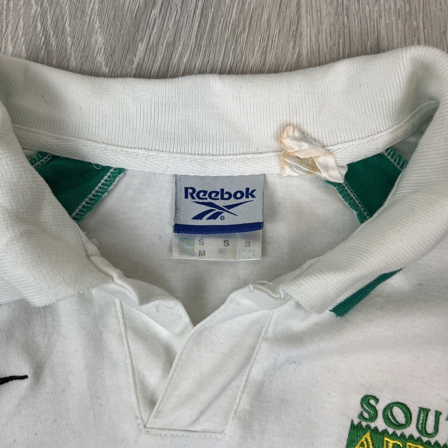 Reebok Sydney 2000 Olympics South Africa Mens Short Sleeve Polo Shirt *RARE*