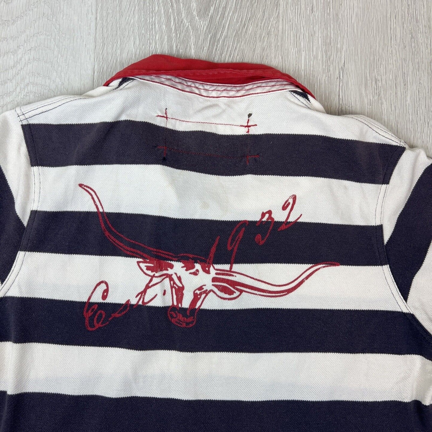 R.M. Williams Longhorn Mens Polo Shirt Size Small (Damaged/Marked)