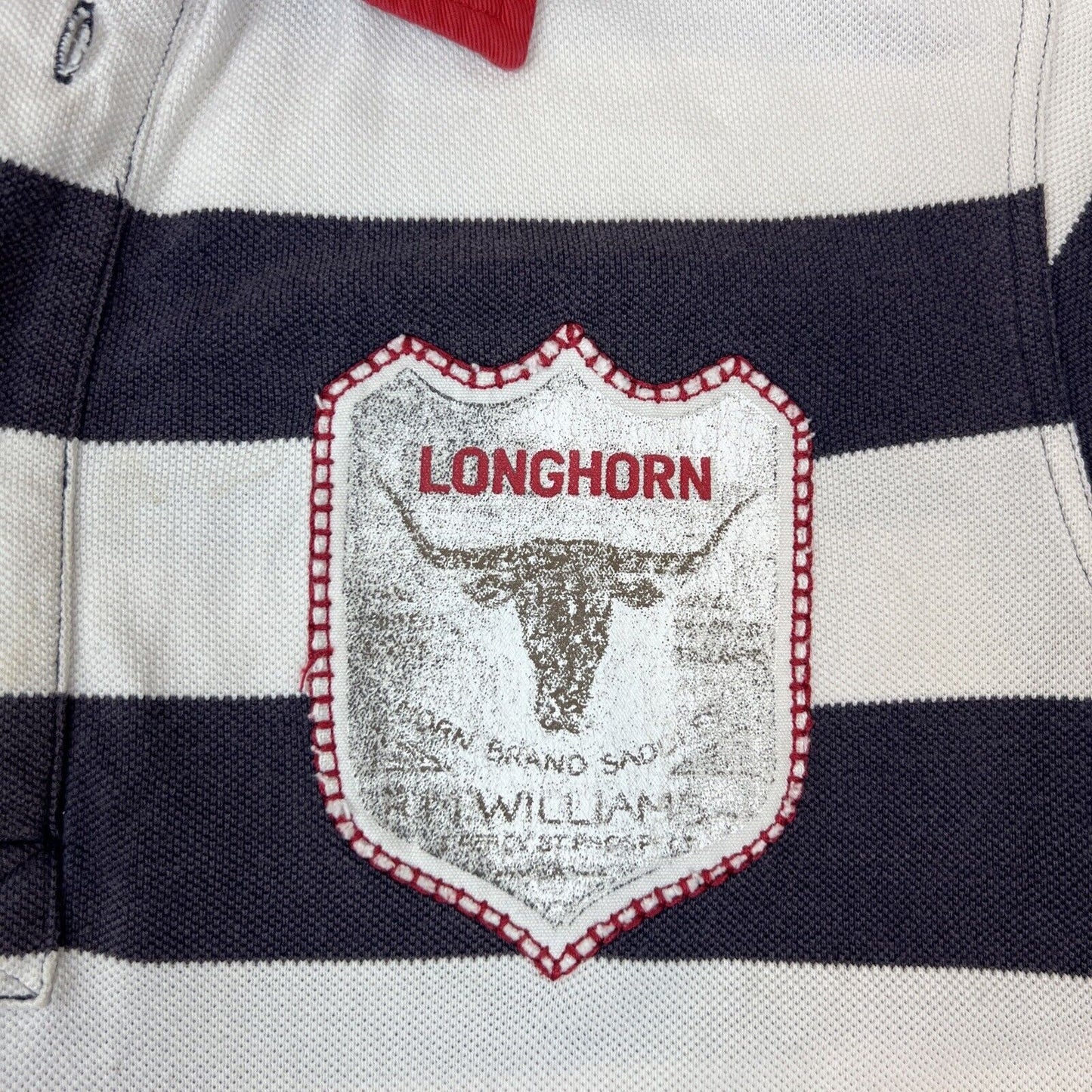 R.M. Williams Longhorn Mens Polo Shirt Size Small (Damaged/Marked)