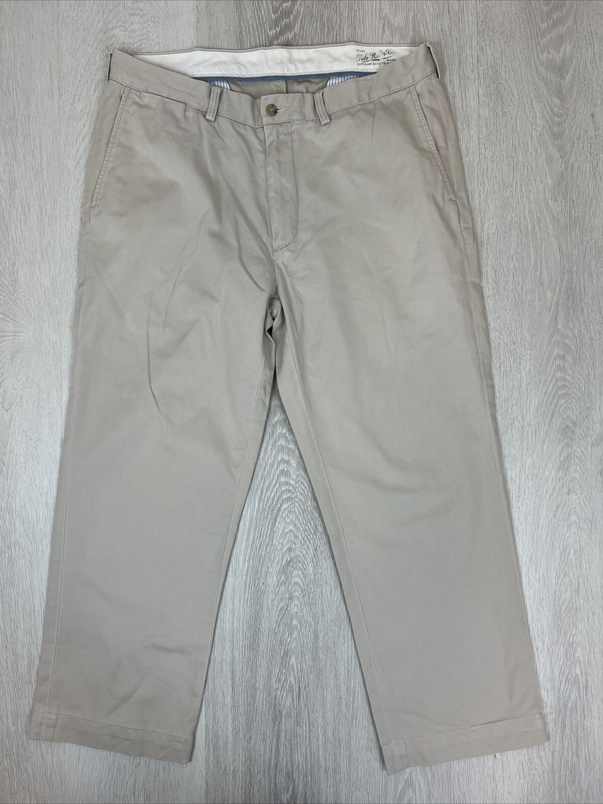 Polo Ralph lauren Mens Beige Chinos Size 36/30