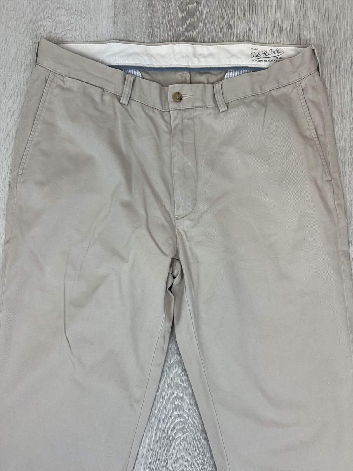 Polo Ralph lauren Mens Beige Chinos Size 36/30