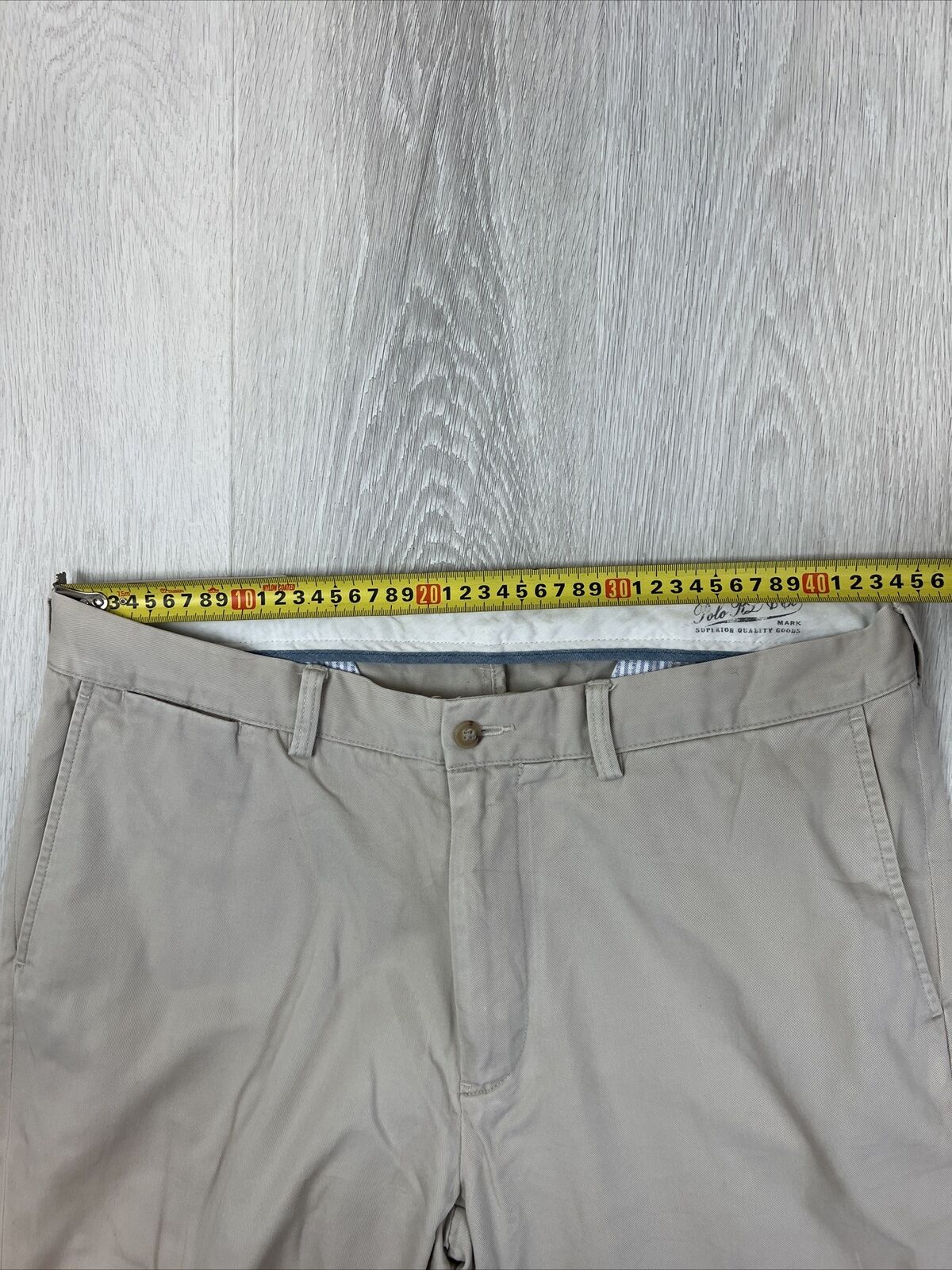 Polo Ralph lauren Mens Beige Chinos Size 36/30