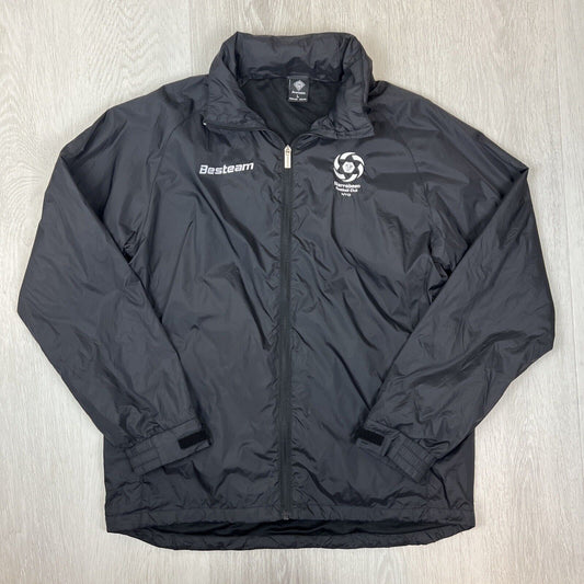 Besteam Mens Black Narrabeen Footbal Club Spray Jacket Size Large