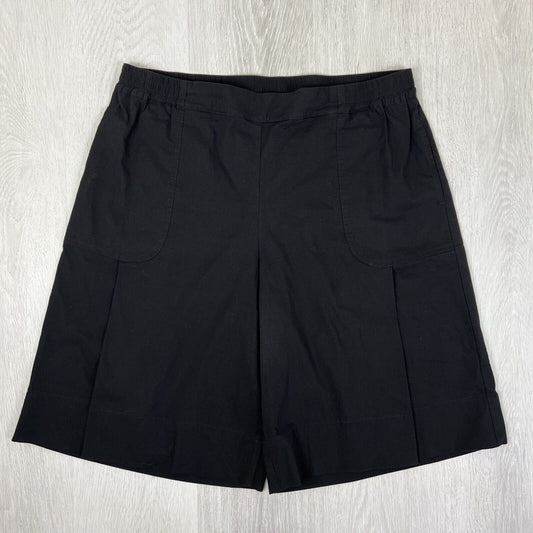 Mela Purdie Womens Black Lightweight Shorts Size 2XL / 18 AU