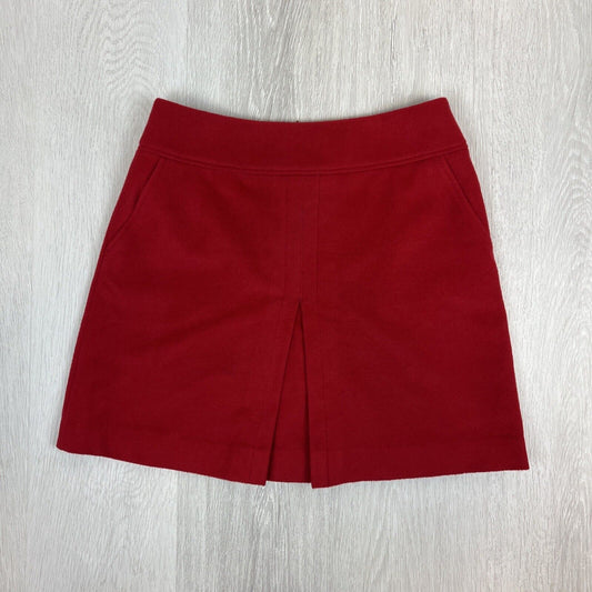 Jigsaw Womens Red 90% Wool Skirt Size 10