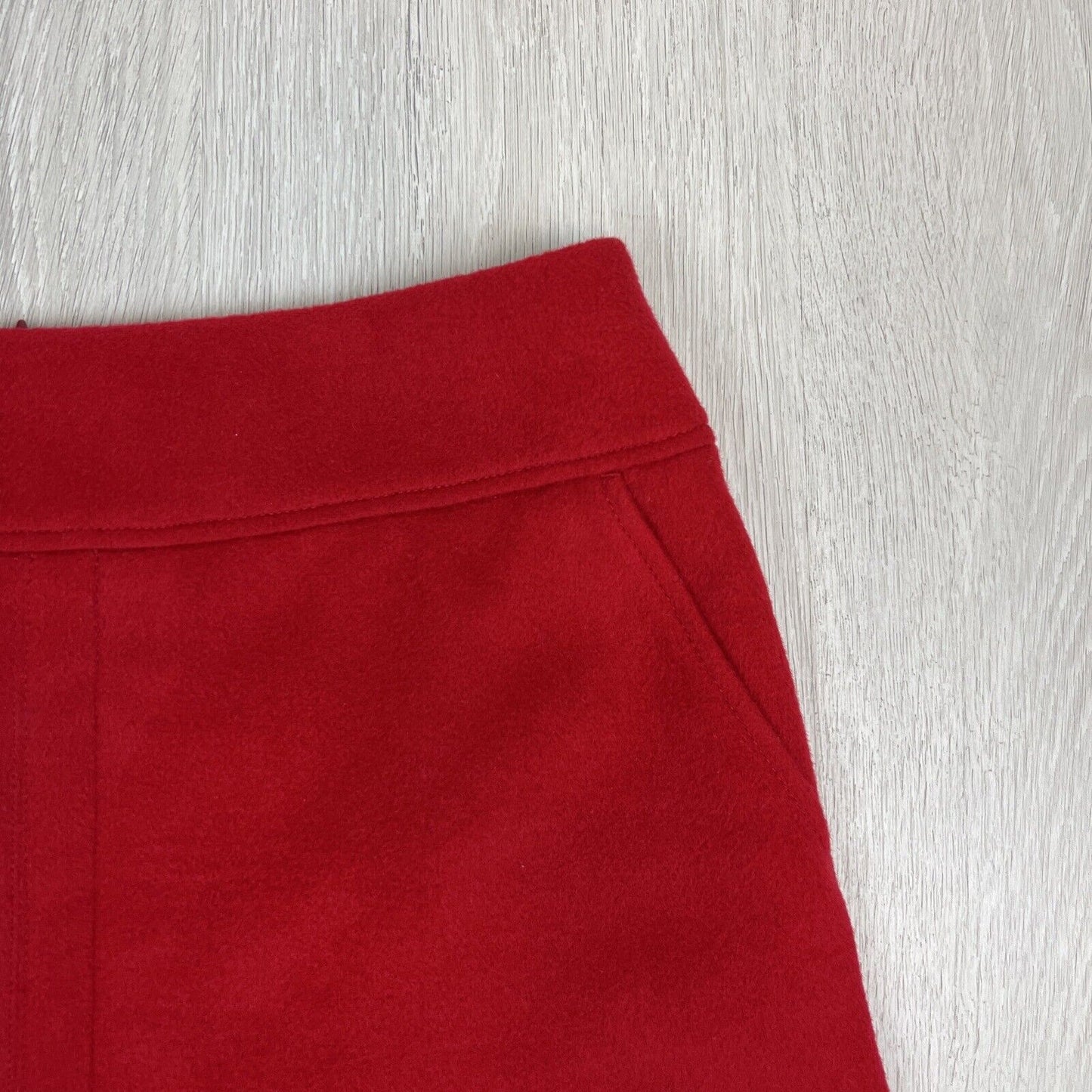 Jigsaw Womens Red 90% Wool Skirt Size 10