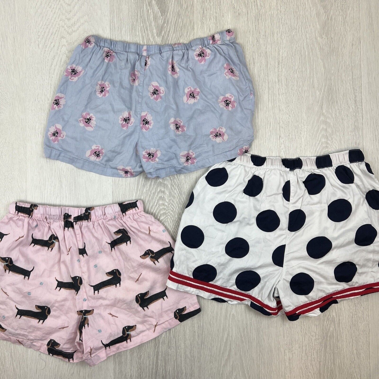 Peter Alexander Womens Sleep Shorts Size XS, S & L (3 Pairs)