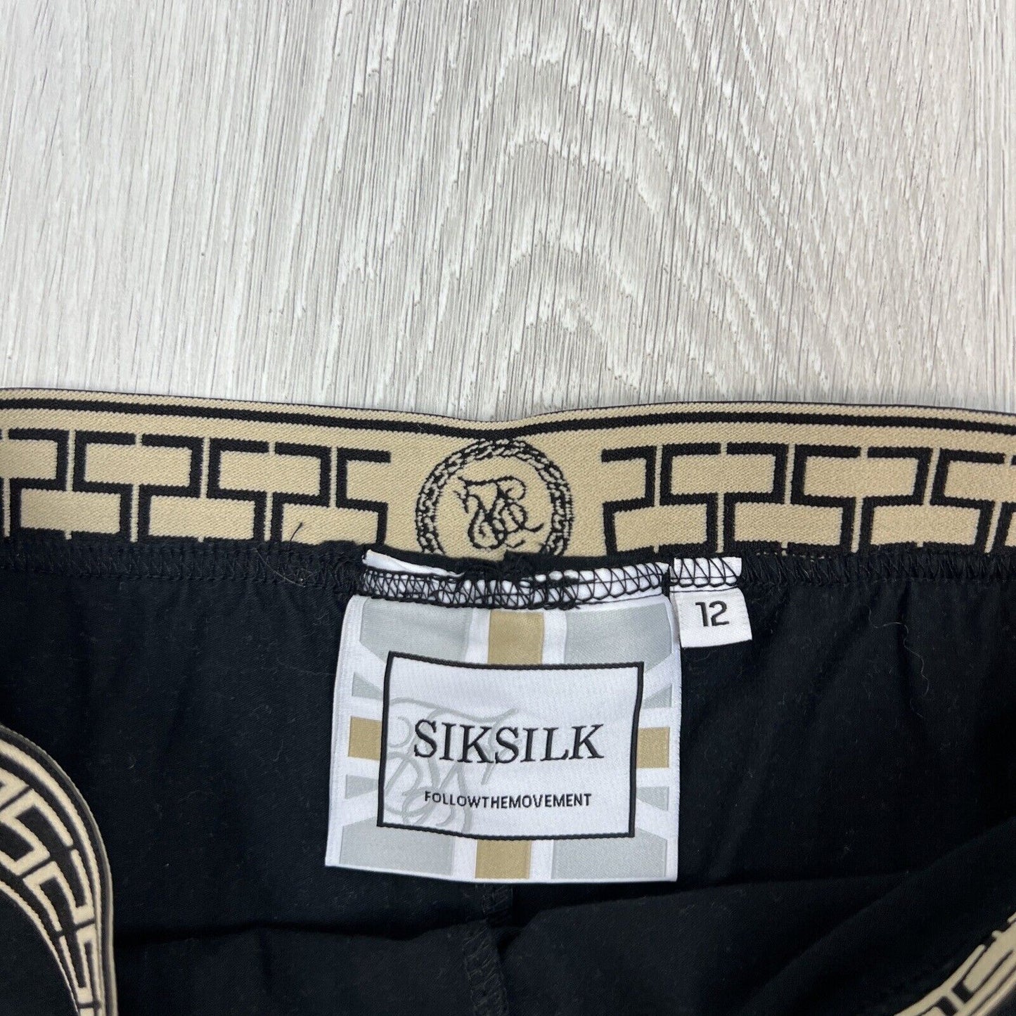 Siksilk Womens Black Bike Activewear Shorts Size 12