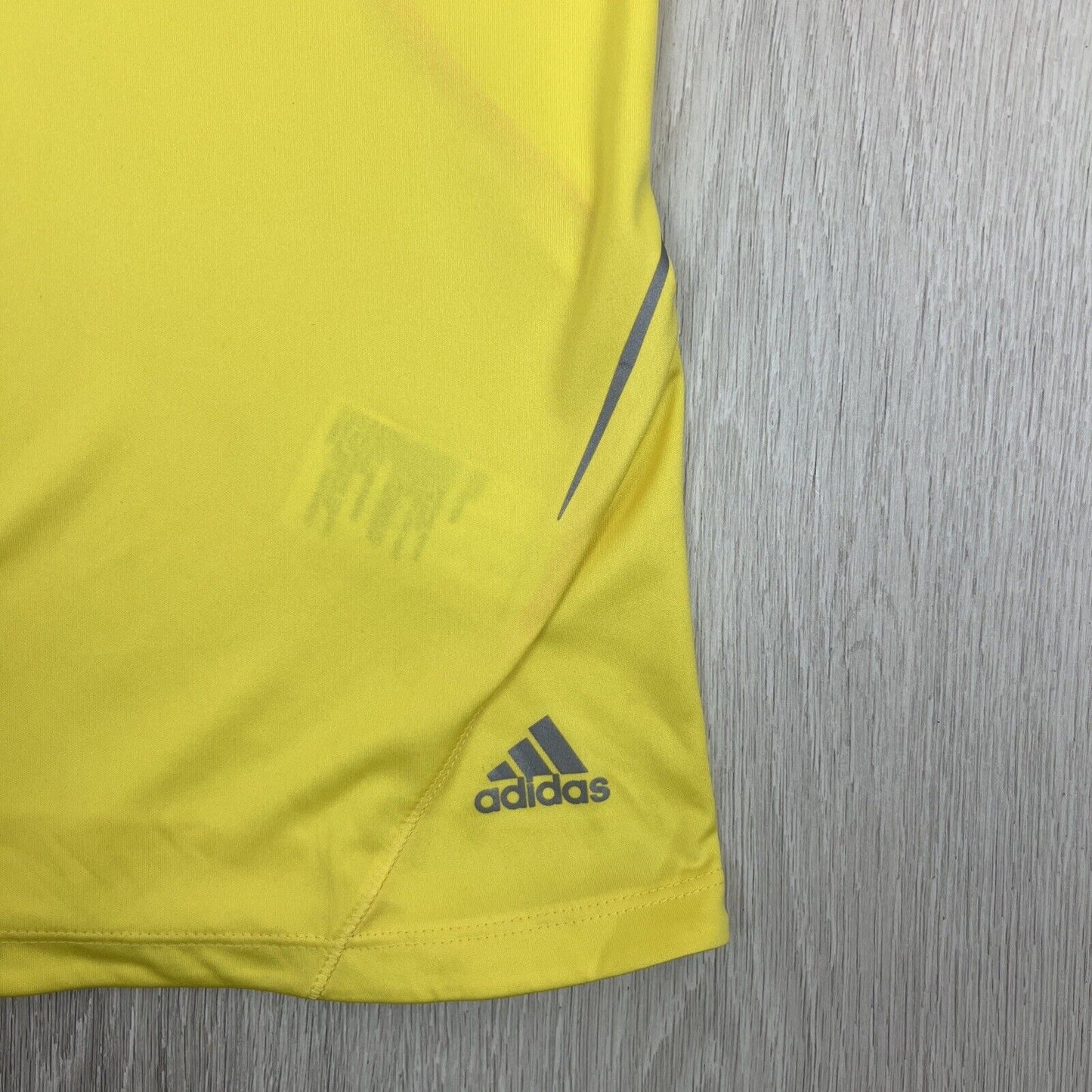 adidas Womens Yellow Racer Back Tank Top Size Small