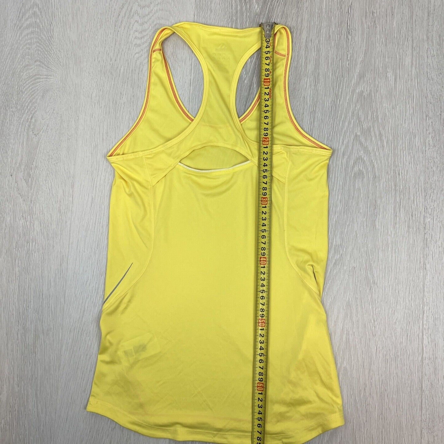 adidas Womens Yellow Racer Back Tank Top Size Small