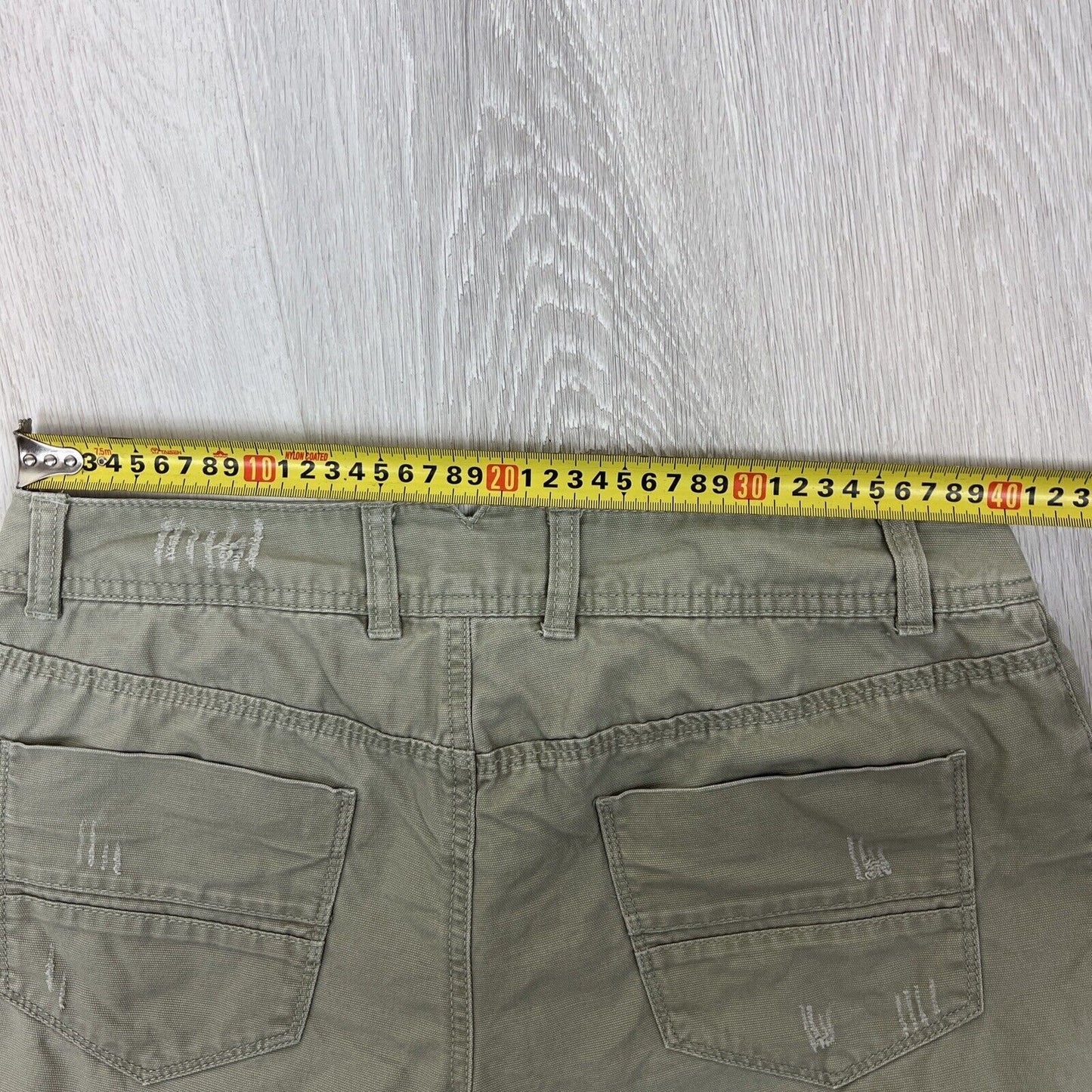 Just Jeans Womens Green Denim Shorts Size 11