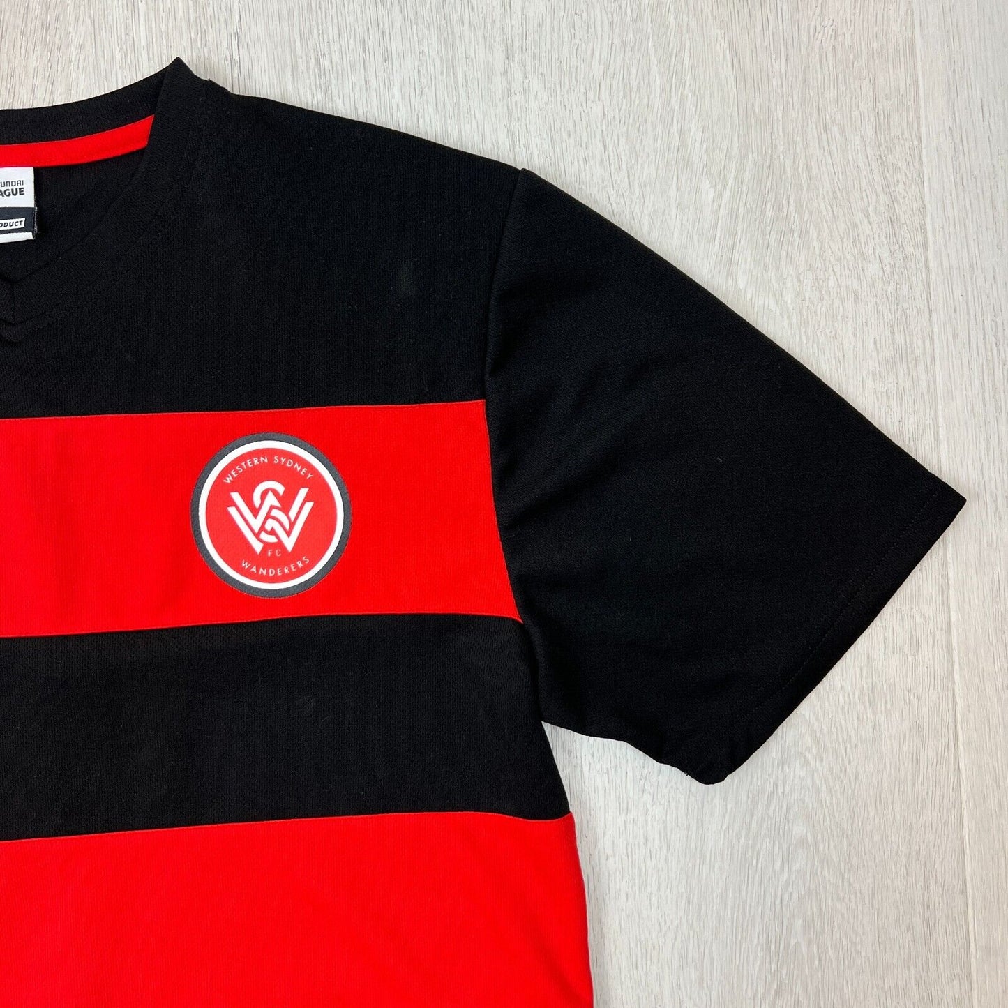 Western Sydney Warriors Mens Striped Football Jersey Soccer Jersey Size Medium