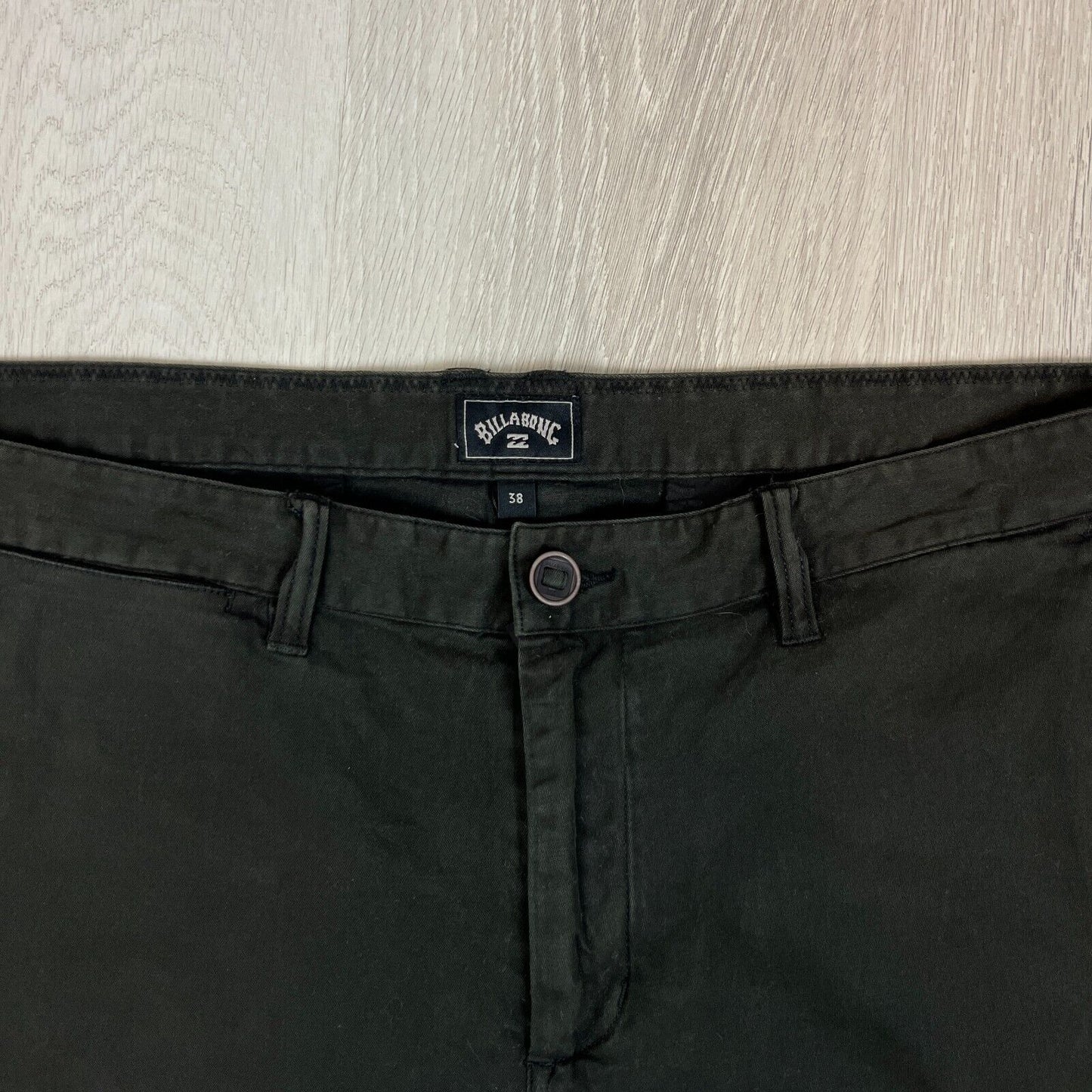 Billabong Mens Black Chino Shorts Size 38