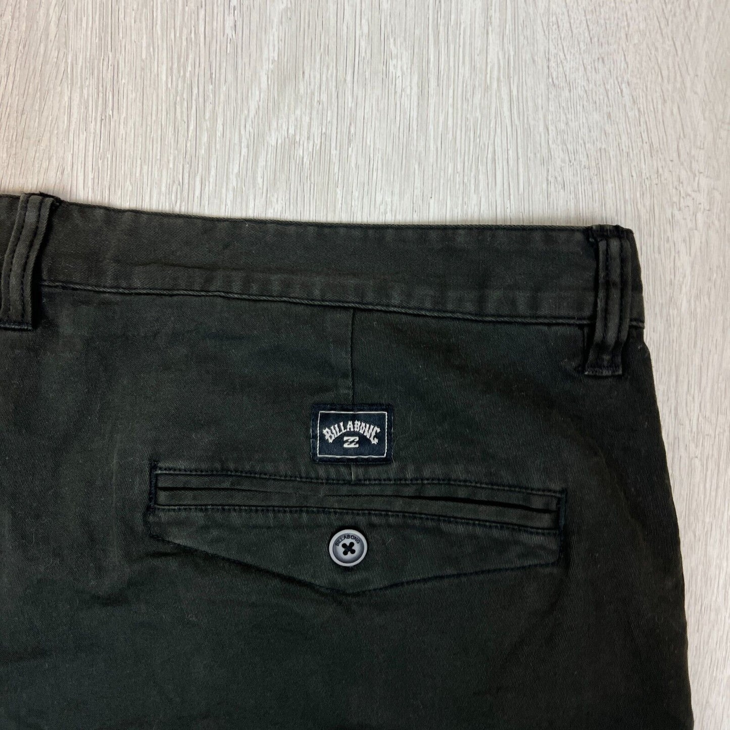 Billabong Mens Black Chino Shorts Size 38