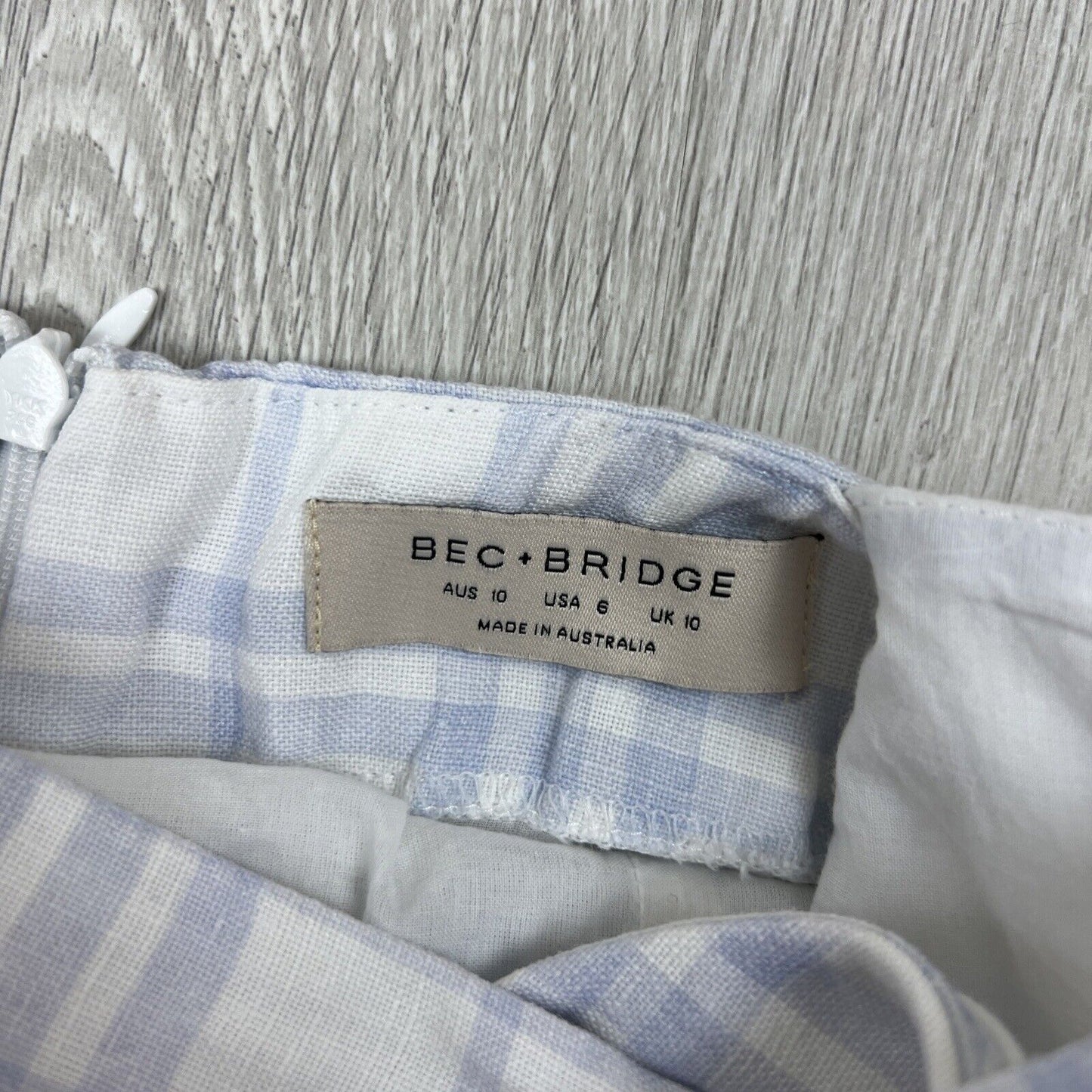 Bec & Bridge Womens Linen Mini Skirt Size 10 AU