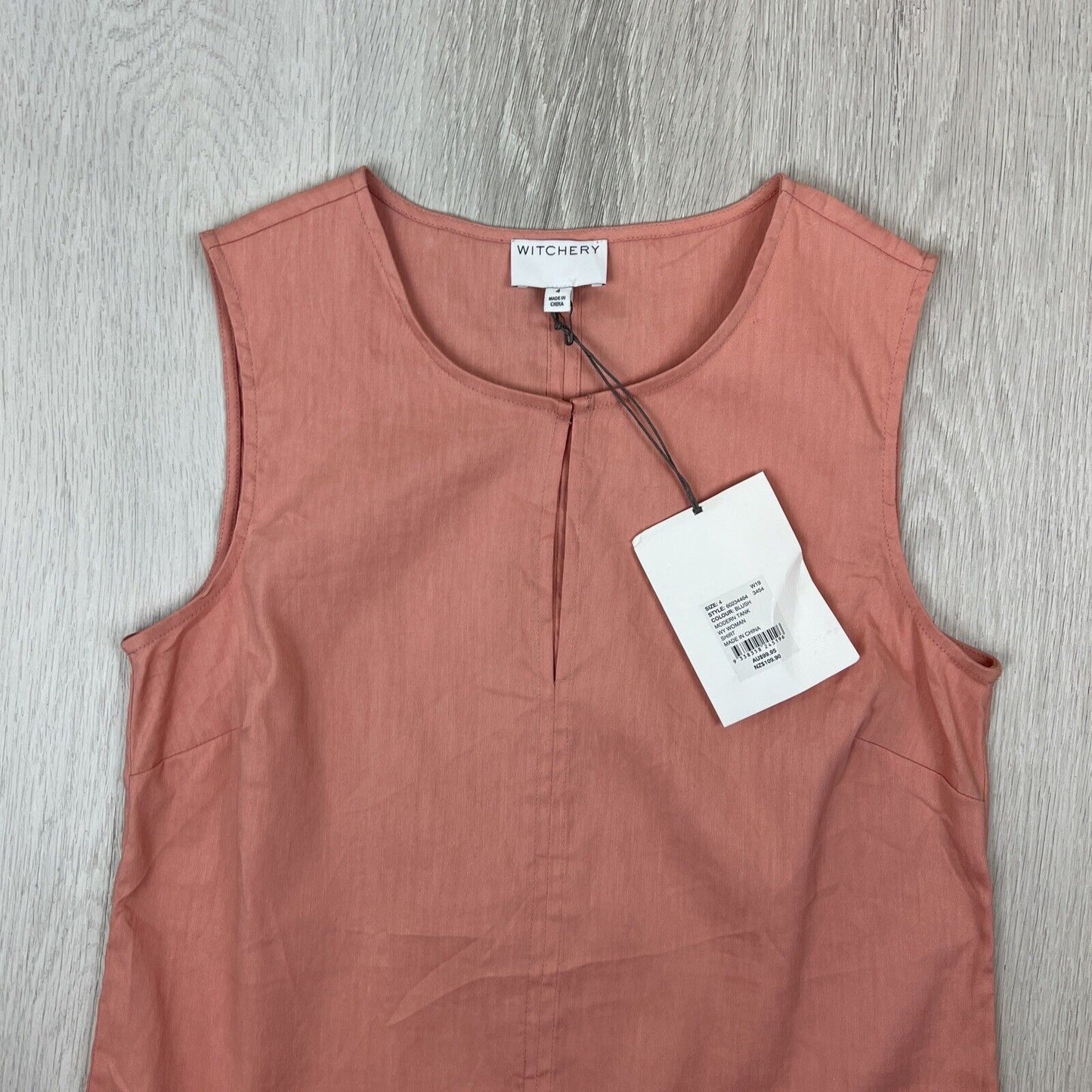 Witchery Womens Pink Tank Top Size 4