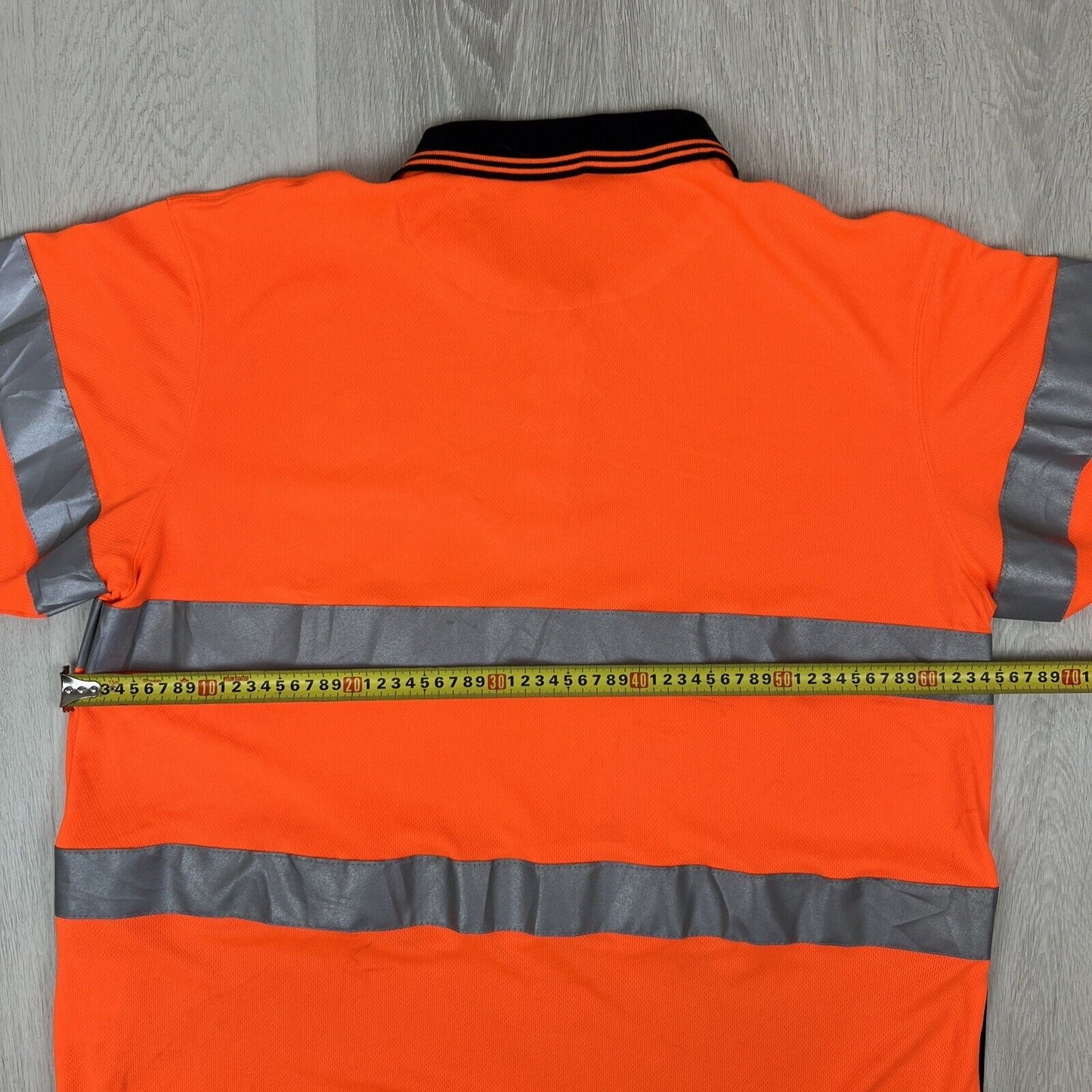 Traders308 Mens Orange High Visibility Polo Shirt Size 3XL (New)