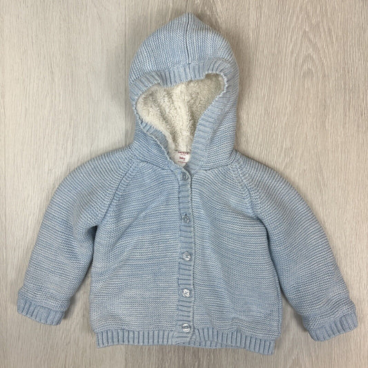 Seed Hertiage Baby Boys Hooded Cardigan Size 12-18 Months