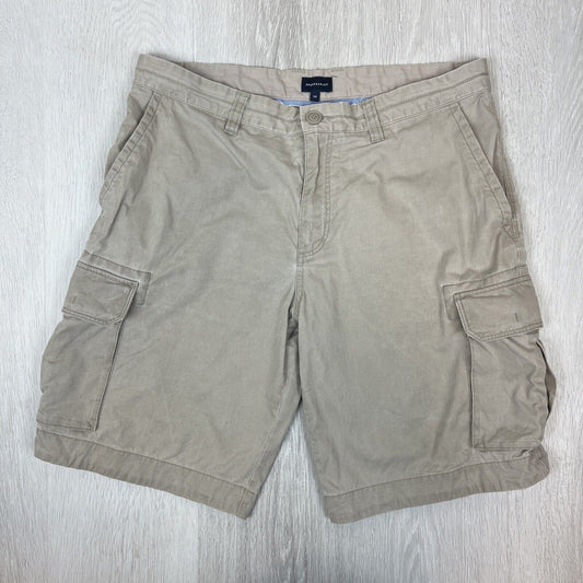 Sportscraft Mens Beige Cargo Shorts Size 34