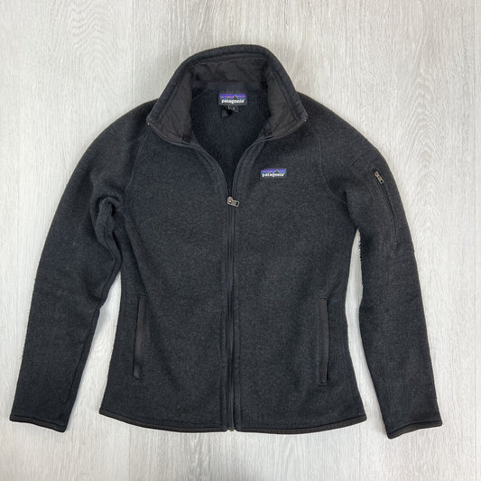 Patagonia Womens Black Full Zip Jacket Size Small (Heavily piled)