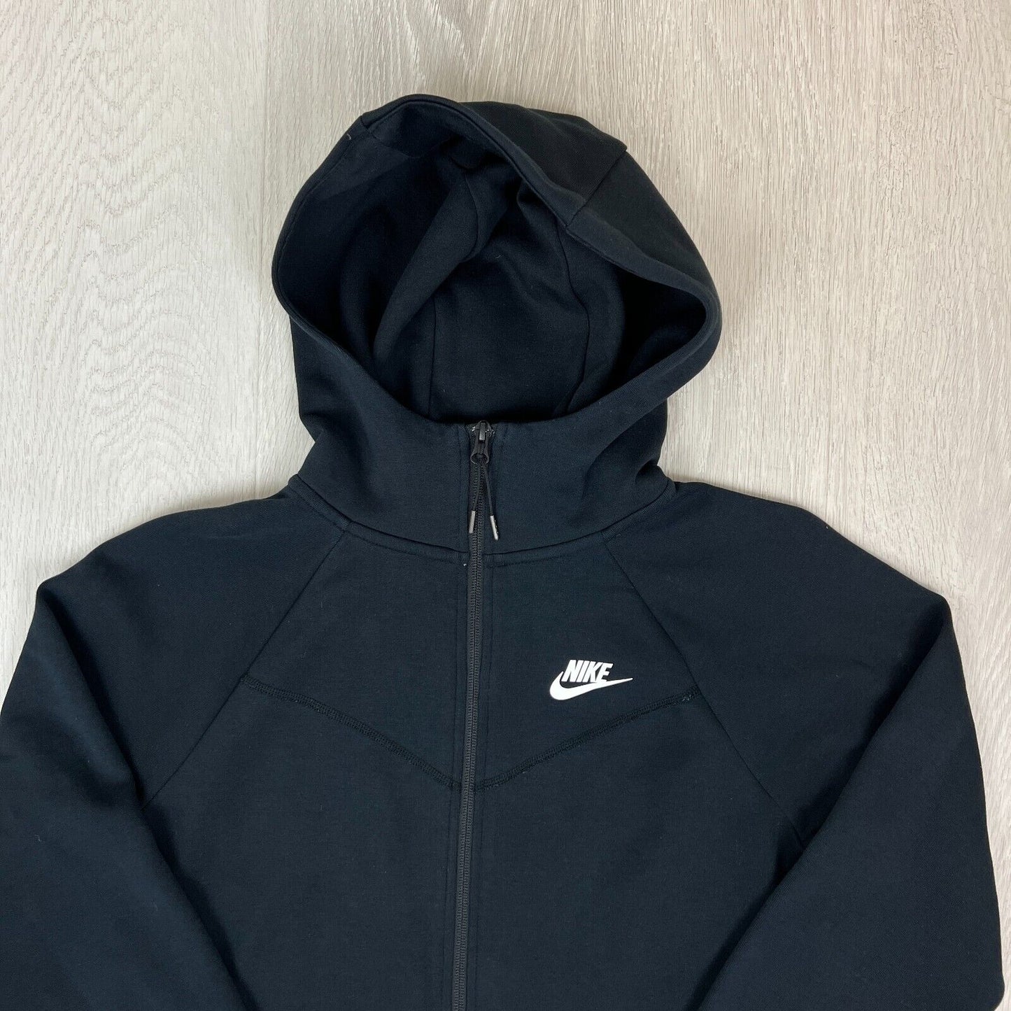 Nike Womens Black Full Zip Hooded Jacket Size Medium