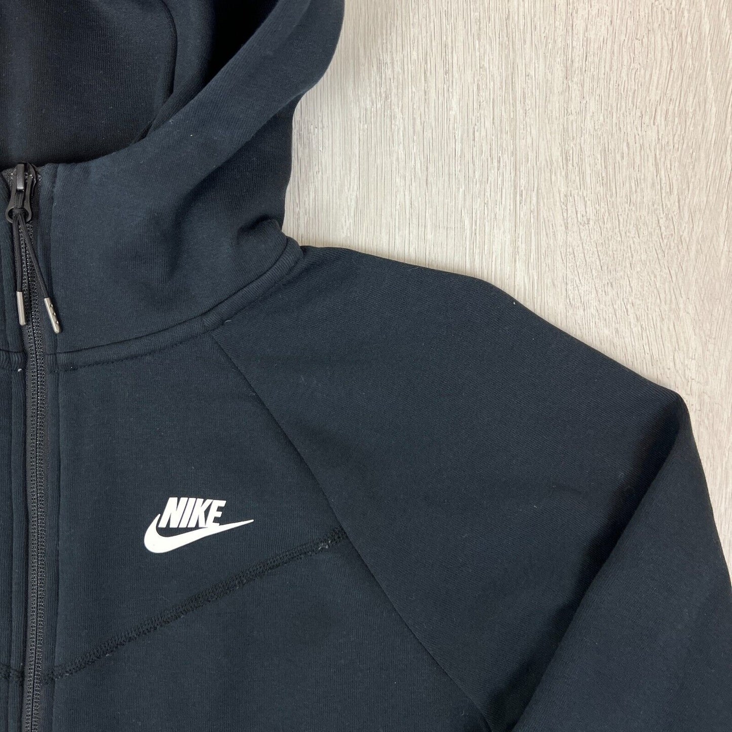 Nike Womens Black Full Zip Hooded Jacket Size Medium