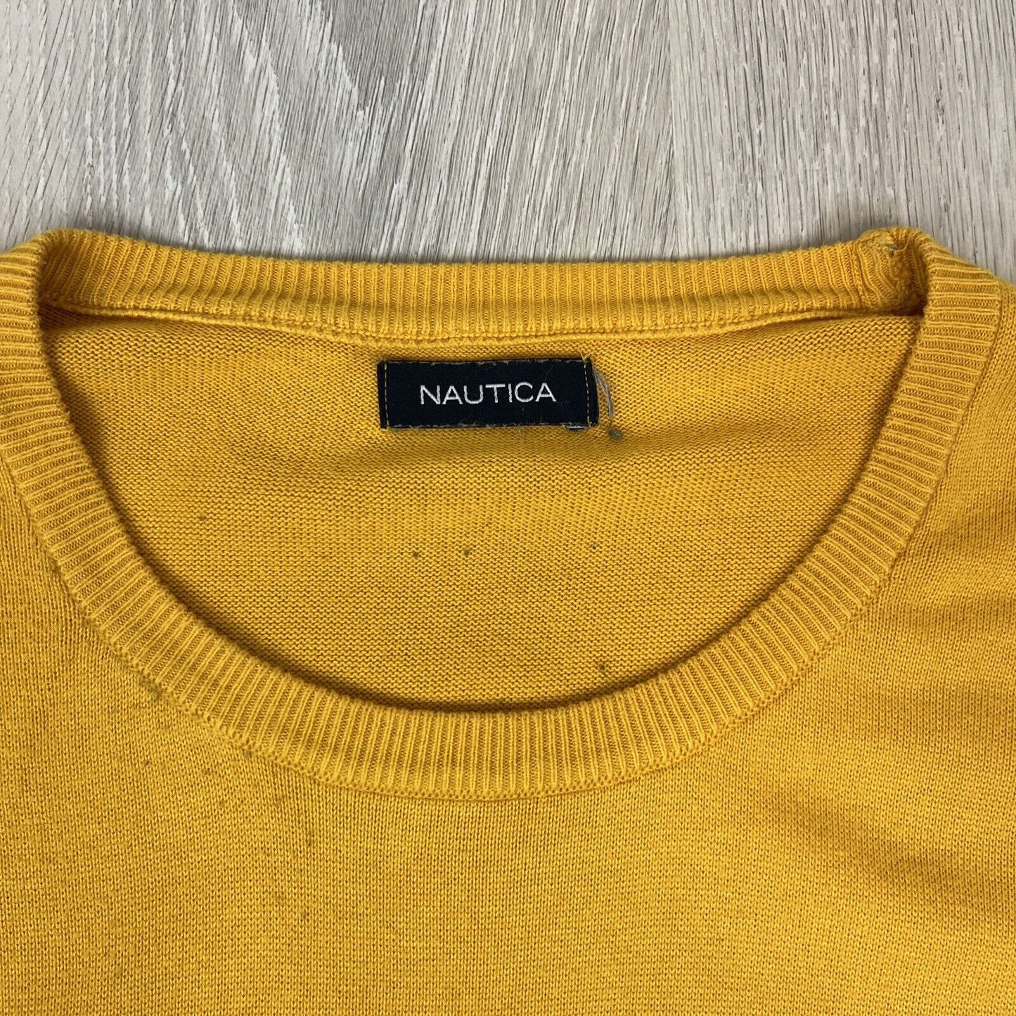 Nautica Mens Knitted Pullover Sweater Jumper Size L-XL Approx