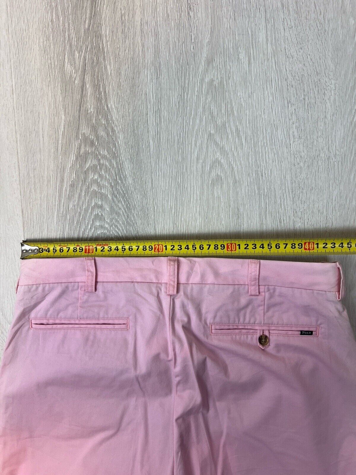 Polo Ralph Lauren Mens Classic Fit Stretch Pink Chinos Size 34/30