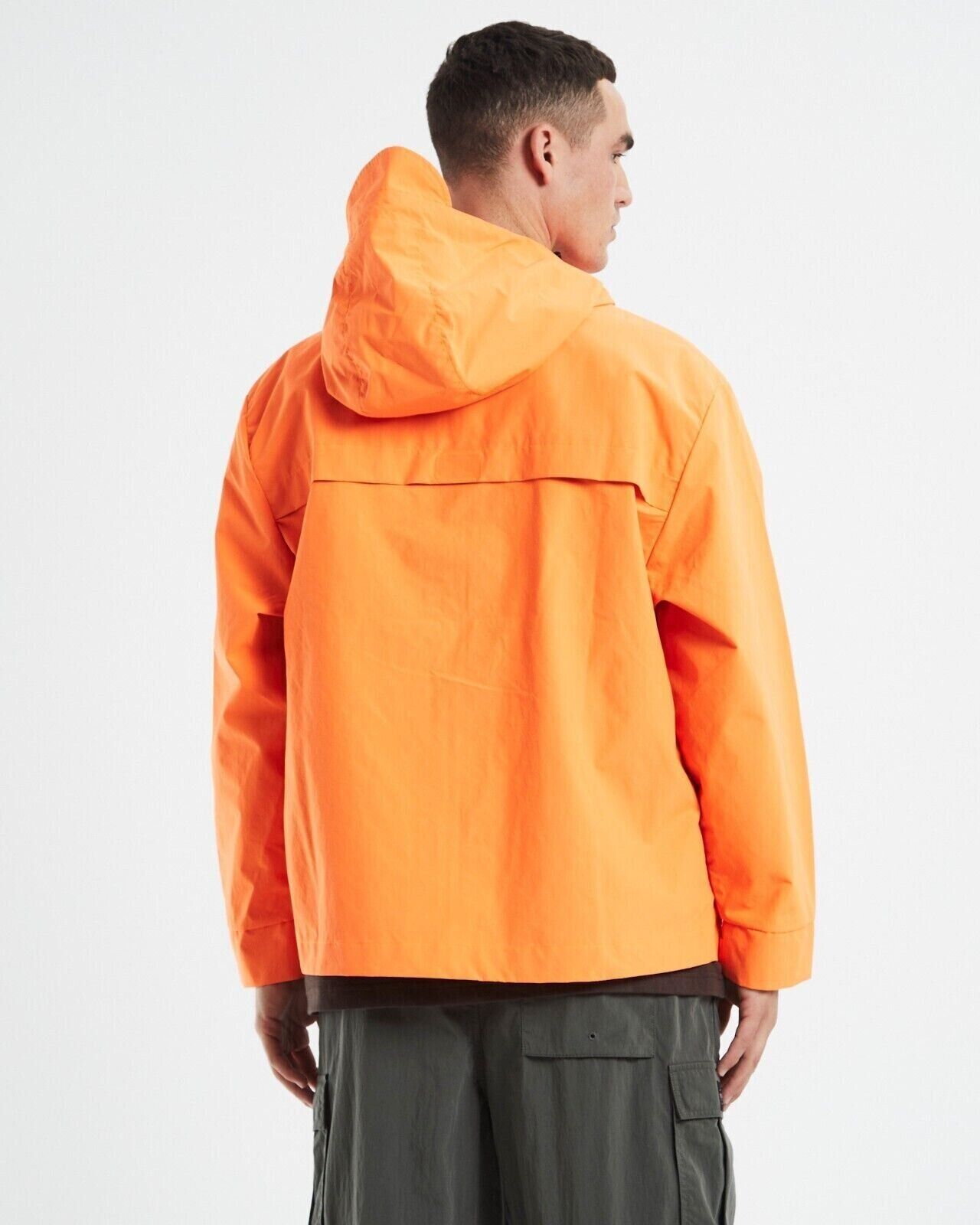 Spencer Project Orange Full Zip Hooded Windbreaker Jacket Size XL (New)