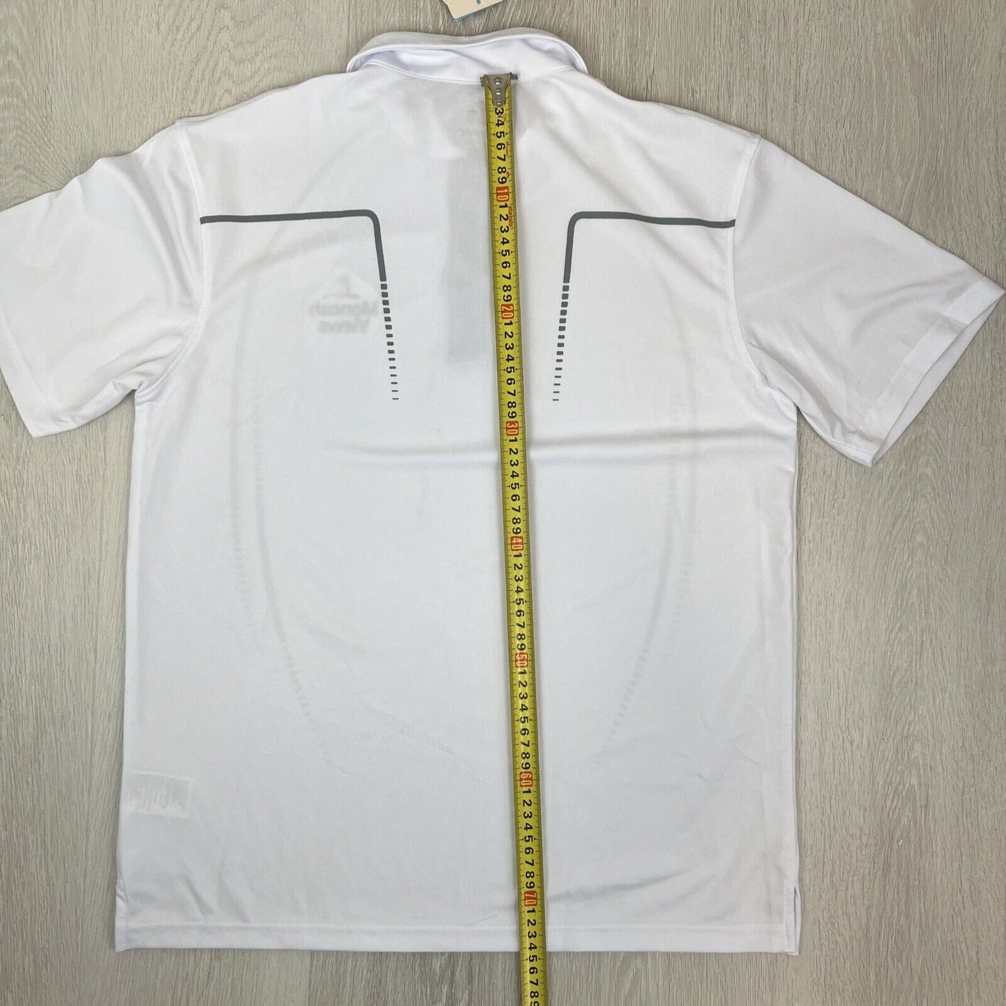 Biz Collection Antibacterial Mens White Monash Views Polo Shirt Size Large (New)