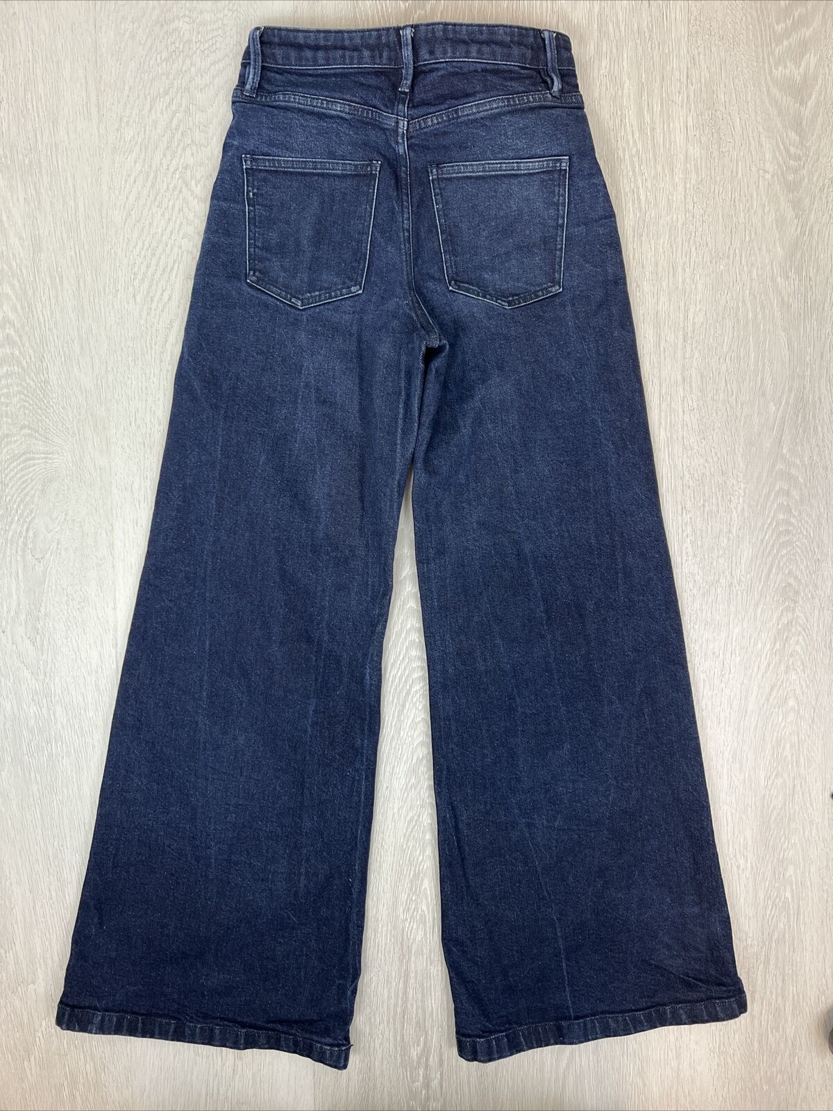 Country Road Denim Womens Black Wide-Leg Jeans Size 6