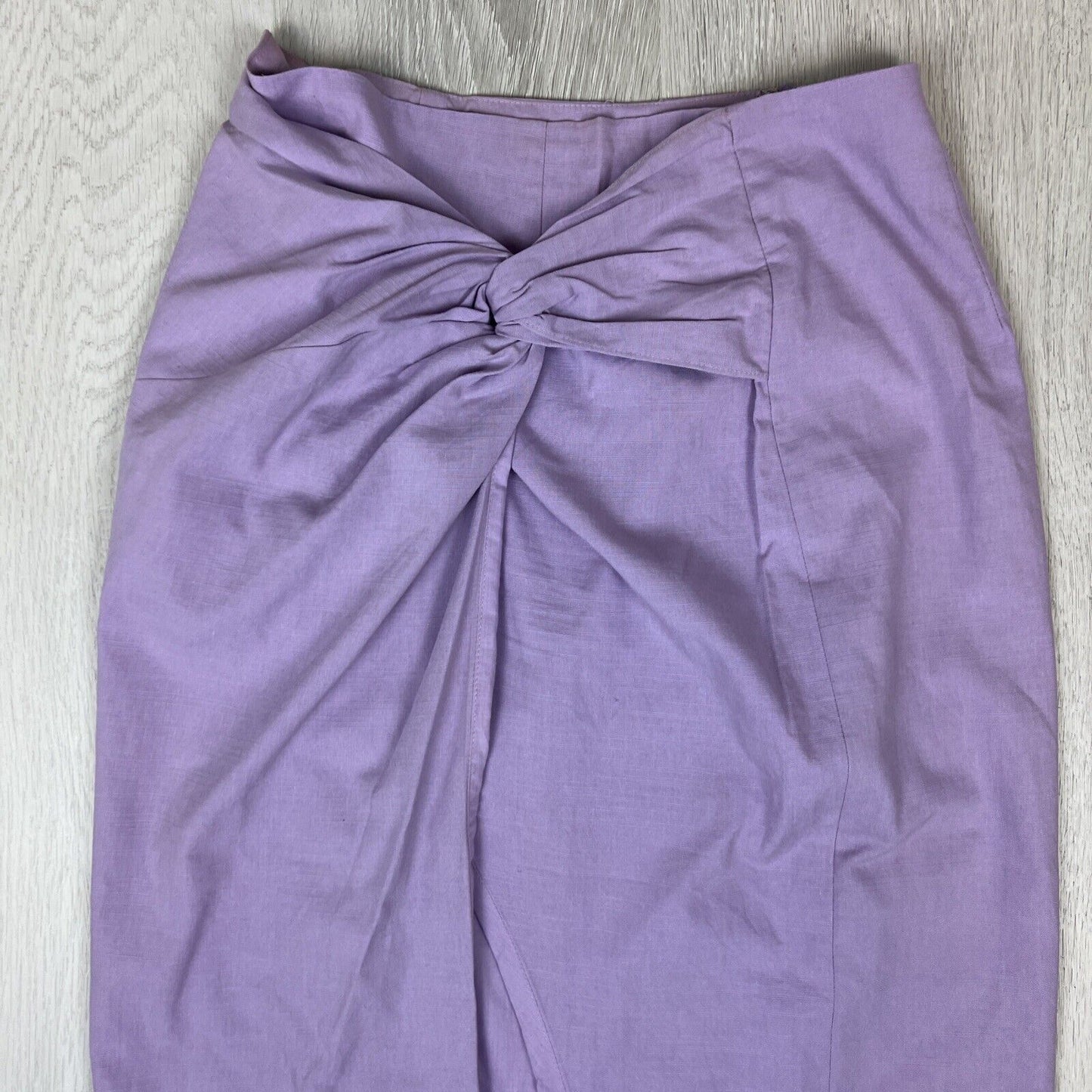 Showpo Womens Purple Cotton Crop Top & Skirt Set Size 12