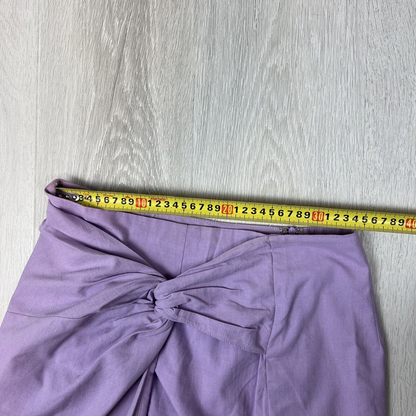 Showpo Womens Purple Cotton Crop Top & Skirt Set Size 12