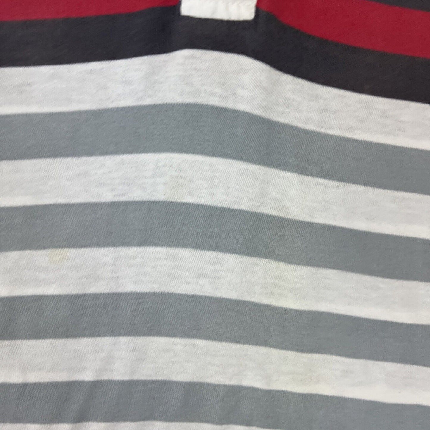 Musto Red Yacht Mens Striped Polo Shirt Size XL