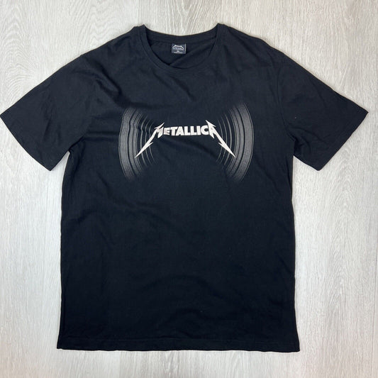 Metallica Mens Black T-Shirt Size XL