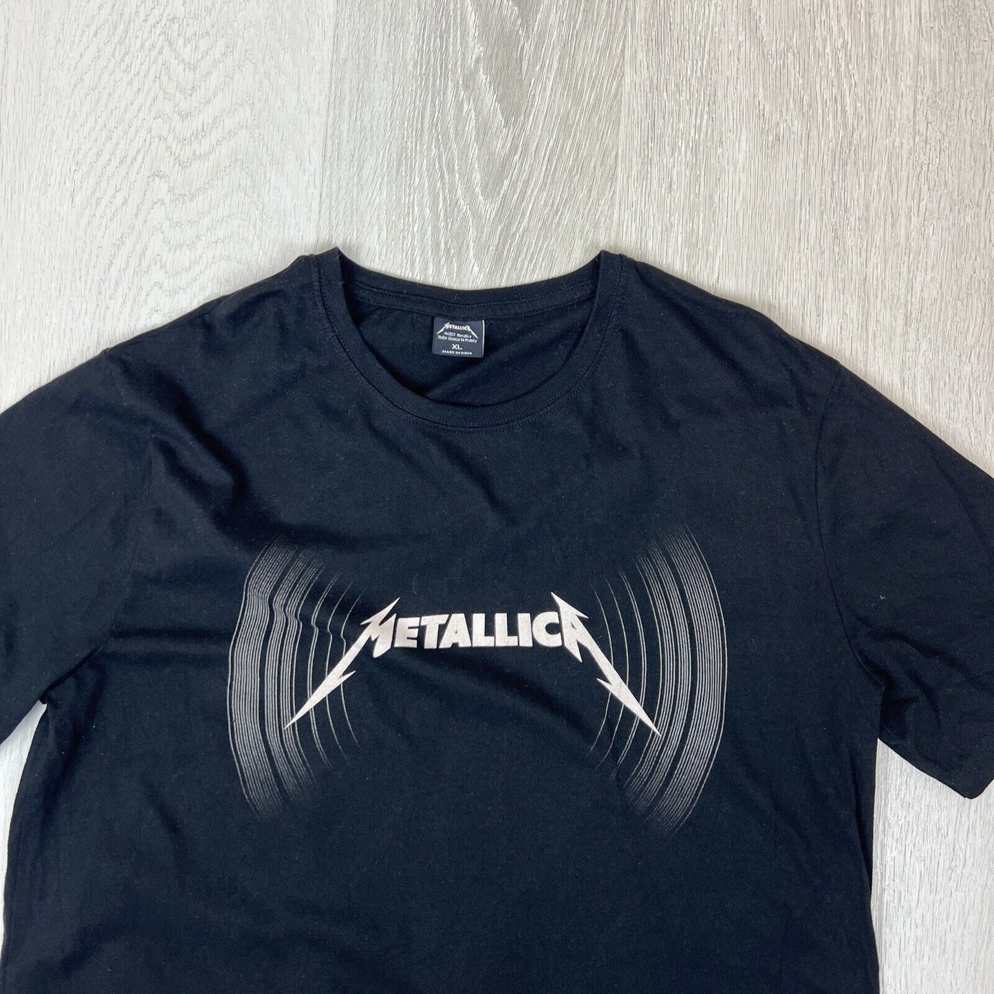 Metallica Mens Black T-Shirt Size XL