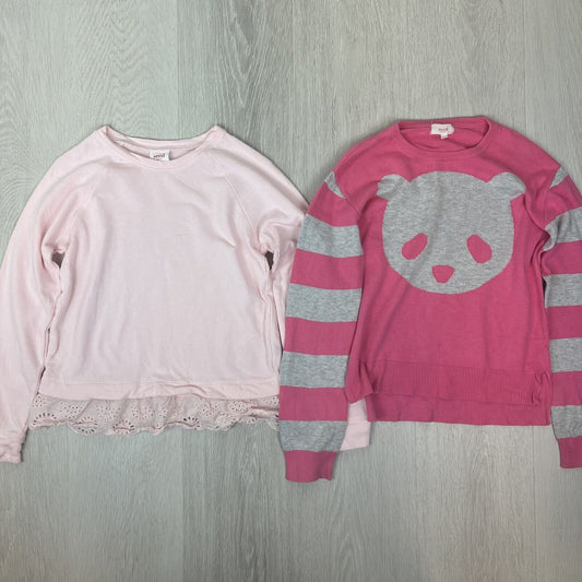 Seed Heritage Girls Knitted Pullover Jumpers Sweater Size 9-10 Years (2 Pieces)