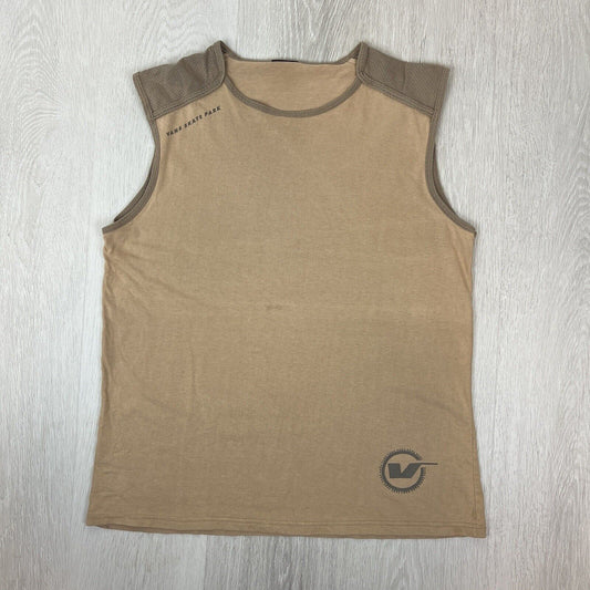 Vans Mens Brown Muscle T-Shirt Size S/M Approx