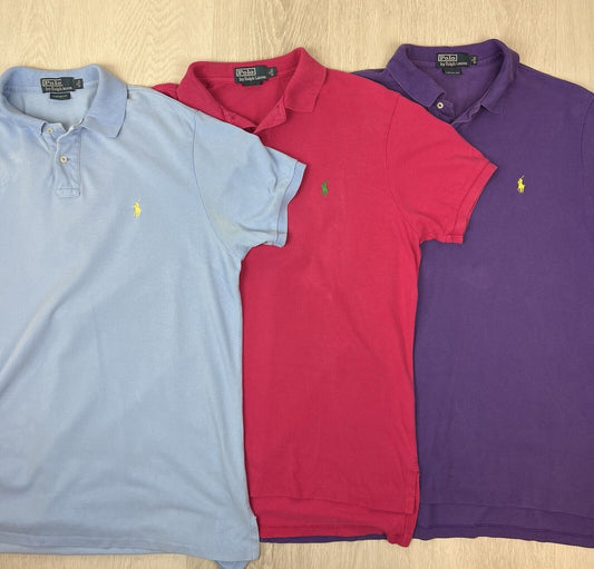 Polo Ralph Lauren Mens Polo Shirt Size XL (3 x Shirts)