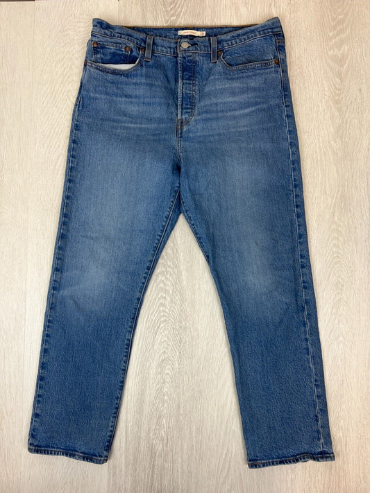 Levi’s Wedgie Womens Blue Straight Denim Jeans Size 32