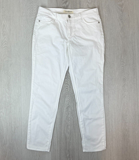 Sportscraft Womens White Cleo Ankle Jean Slim Size 12