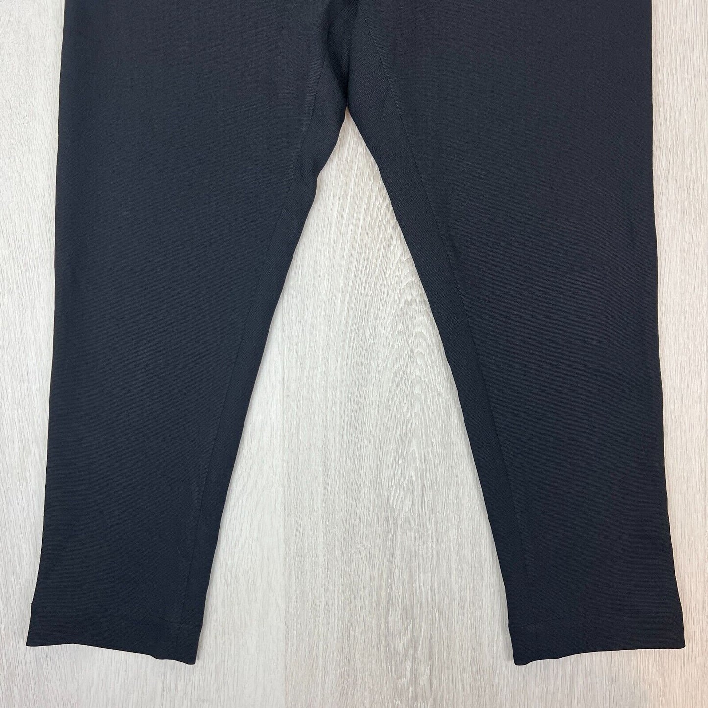 Luxe Deluxe Womens Black Tappered Dress Pants Size 12