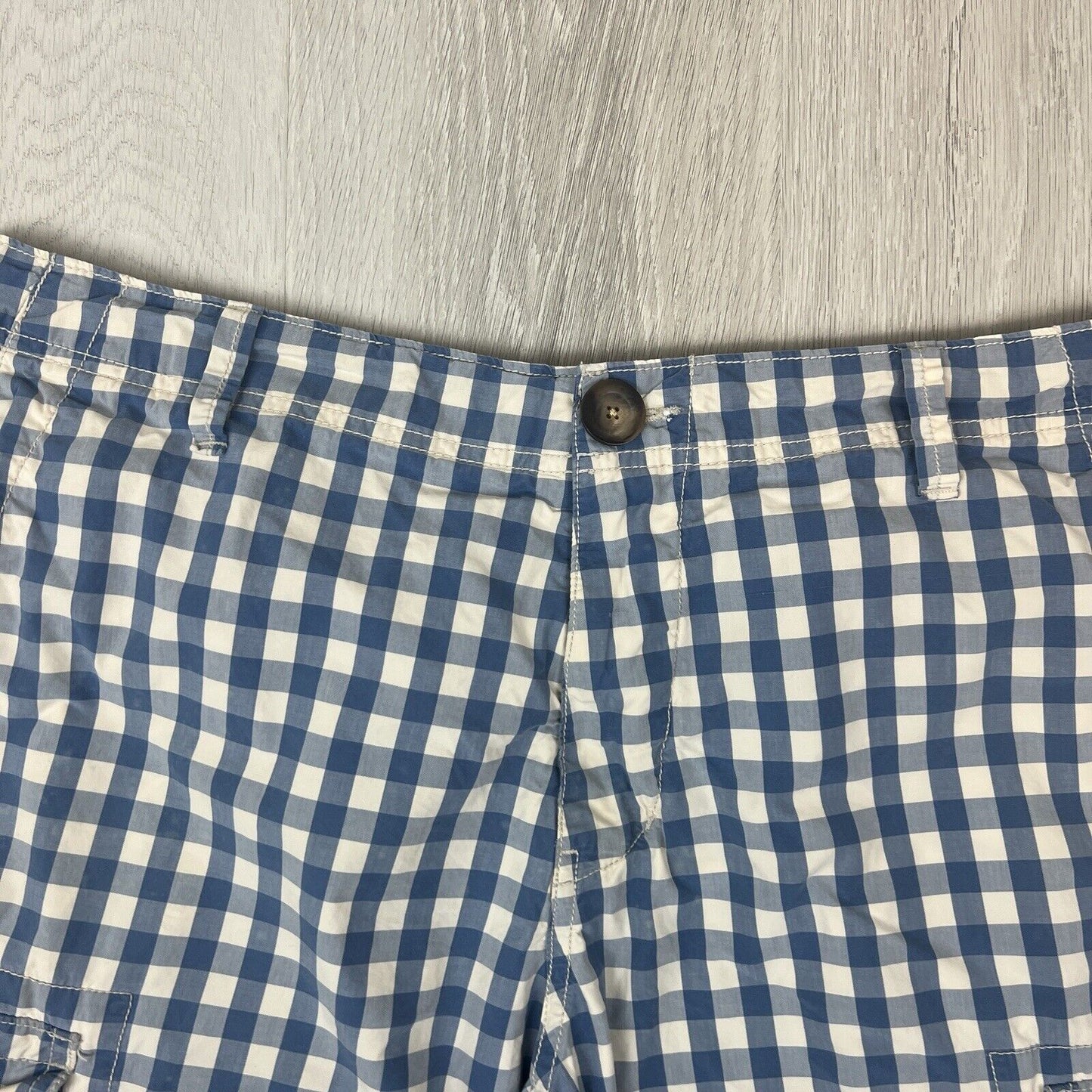 Country Road Mens Check Pattern Cargo Shorts Size 40