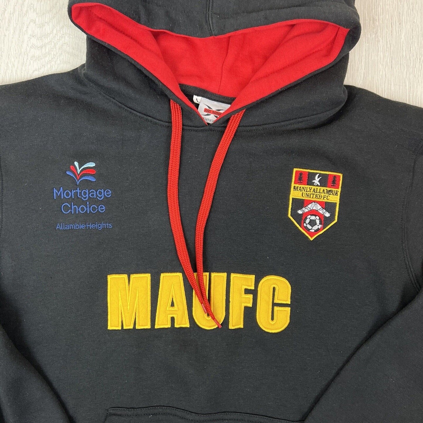 Manly Allambie United FC Mens Pullover Soccer Hoodie Size Large