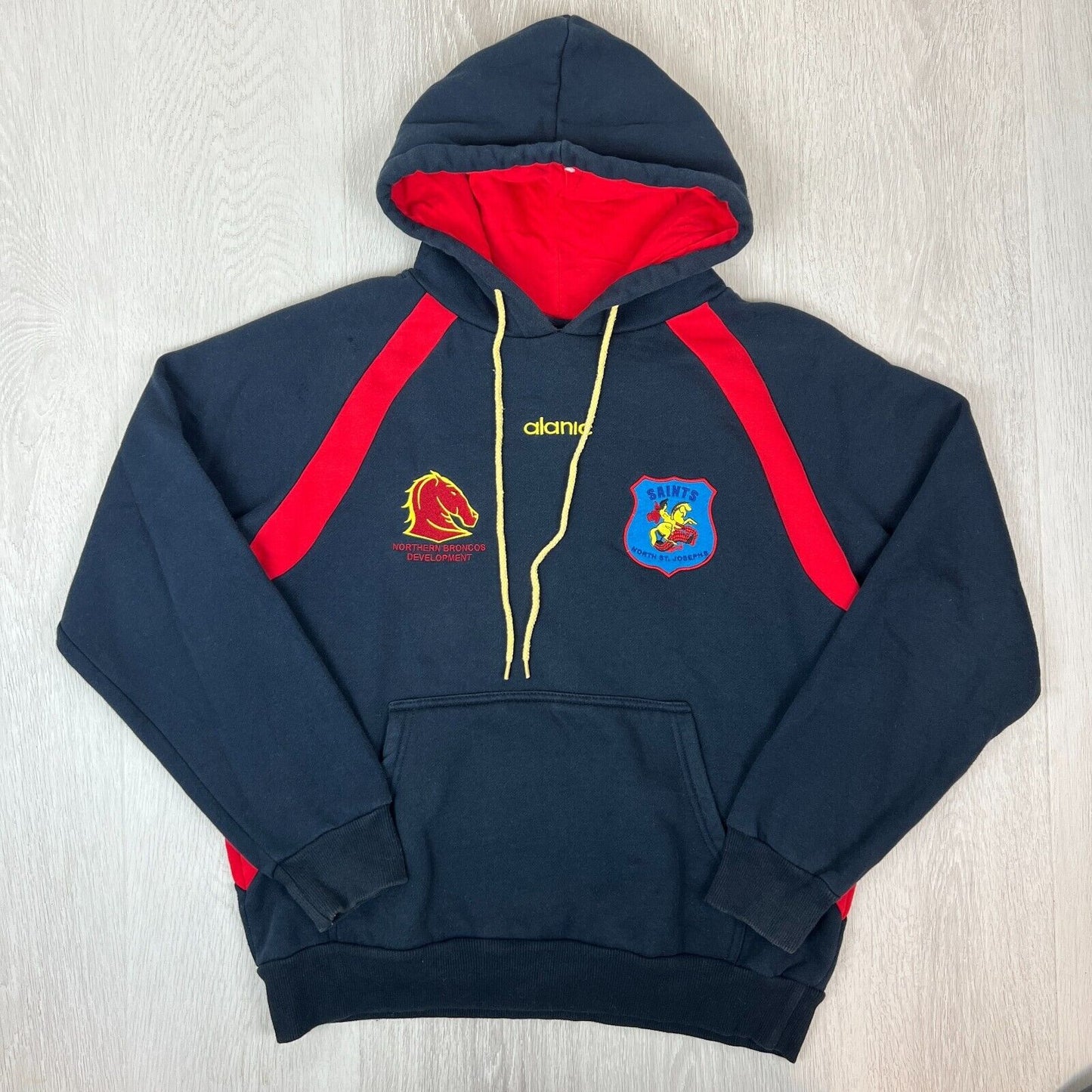 St Joseph's College Saints Northern Broncos Academy Mens Hoodie Size Small