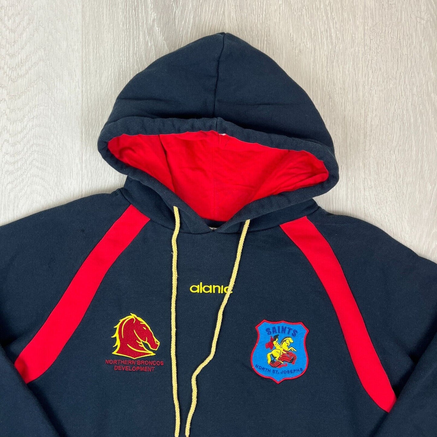 St Joseph's College Saints Northern Broncos Academy Mens Hoodie Size Small