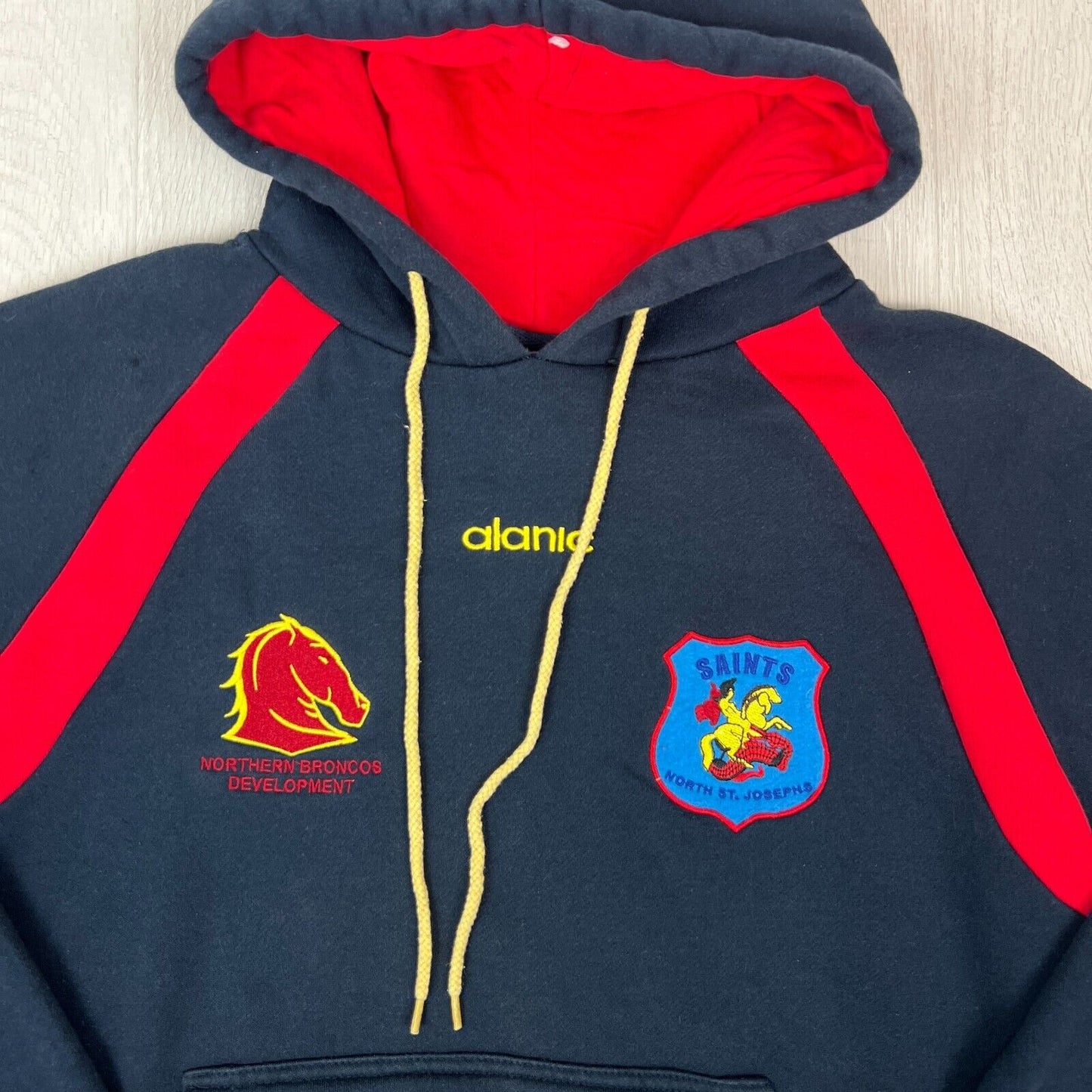 St Joseph's College Saints Northern Broncos Academy Mens Hoodie Size Small