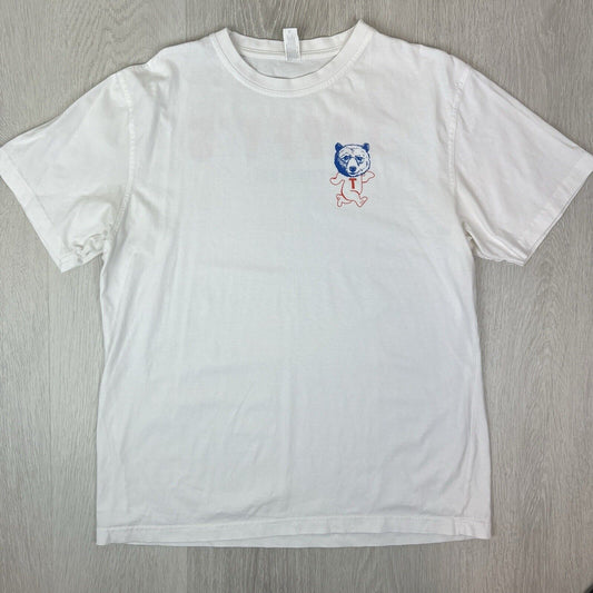 Taffy's Sports Bar Mens White T-Shirt Size Medium (Marked XL)