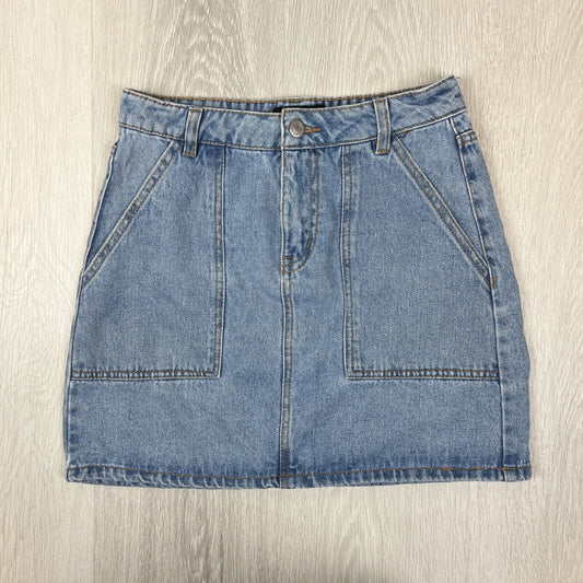 Jay Jays Womens Denim High Waisted Mini Skirt Size 10