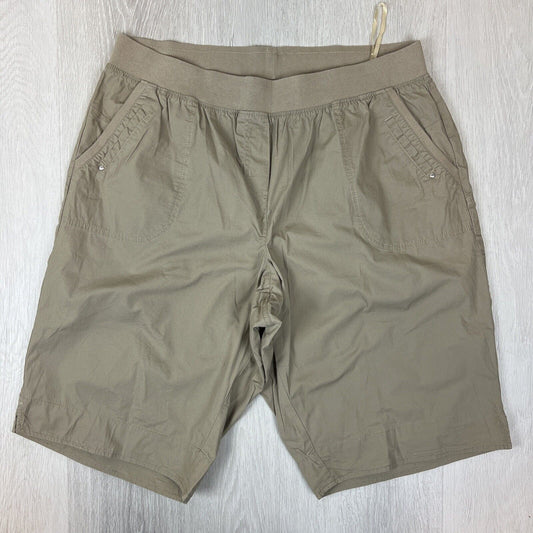 Autograph Womens Beige Shorts Size 18 Plus Size